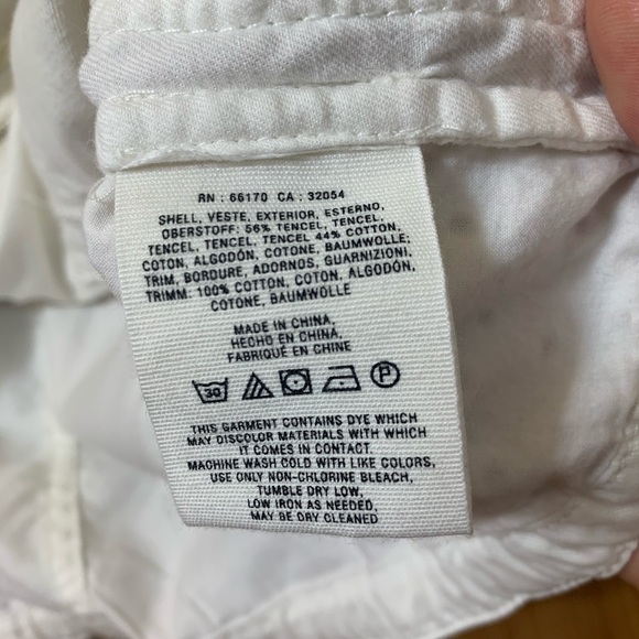 Anthropologie Hei Hei Marais Eyelet Anorak  White Jacket - Picture 11 of 14